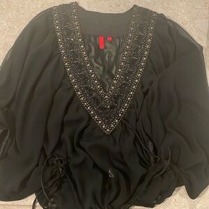 5|48 sequins sheer top